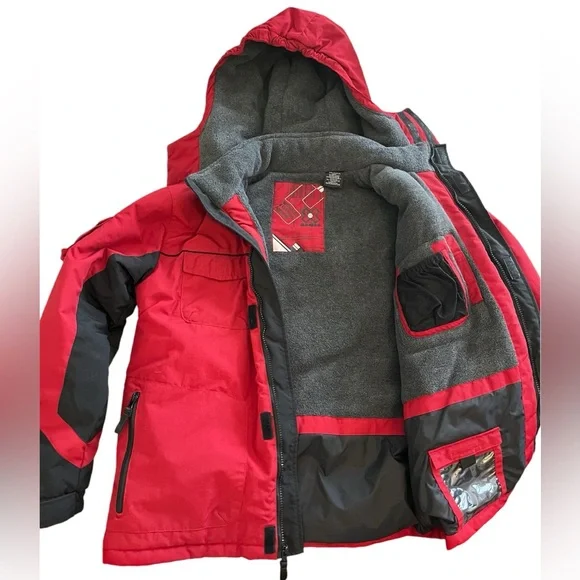 X Games $250 EUC Red Winter Jacket ski snowboard sport youth large, unisex small - Picture 7 of 12